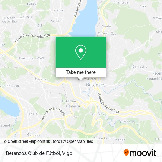 mapa Betanzos Club de Fútbol