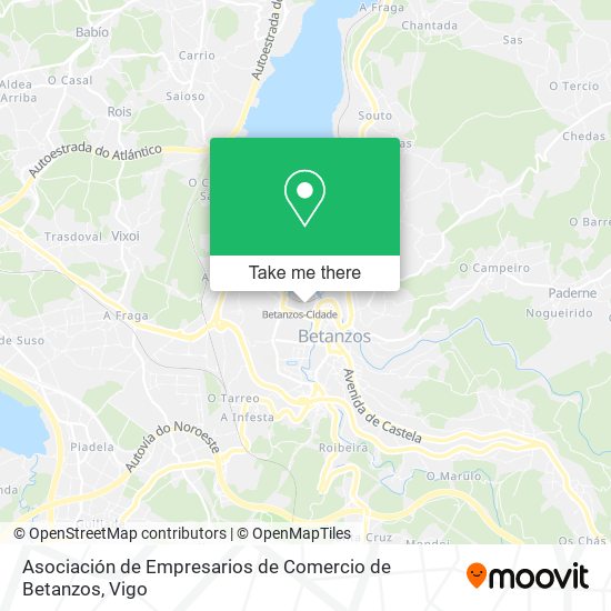 Asociación de Empresarios de Comercio de Betanzos map