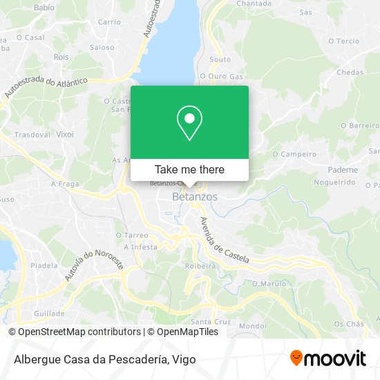 Albergue Casa da Pescadería map