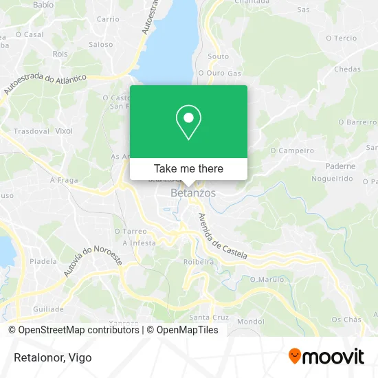 Retalonor map