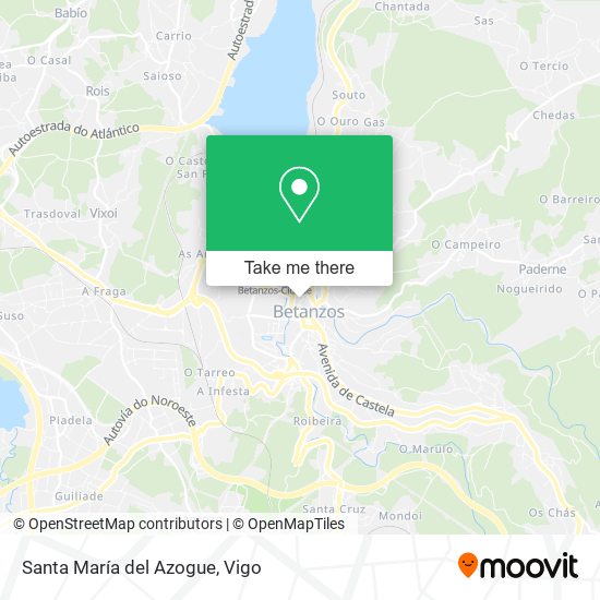 mapa Santa María del Azogue