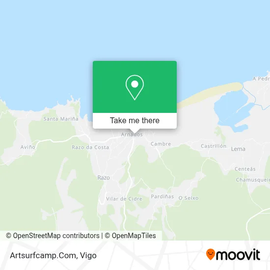 Artsurfcamp.Com map
