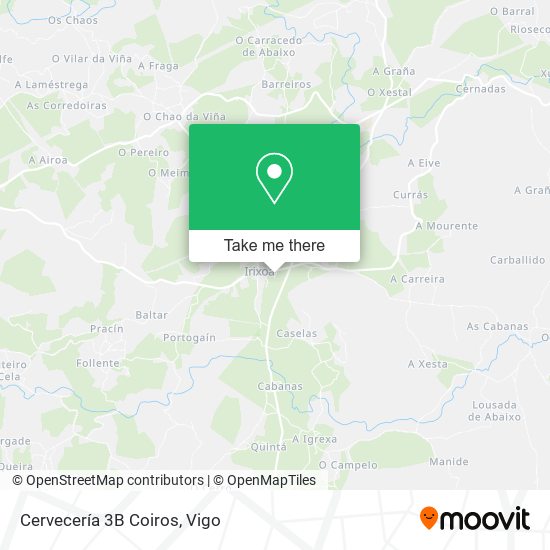 Cervecería 3B Coiros map