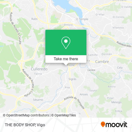 THE BODY SHOP map