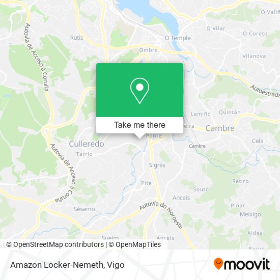 mapa Amazon Locker-Nemeth