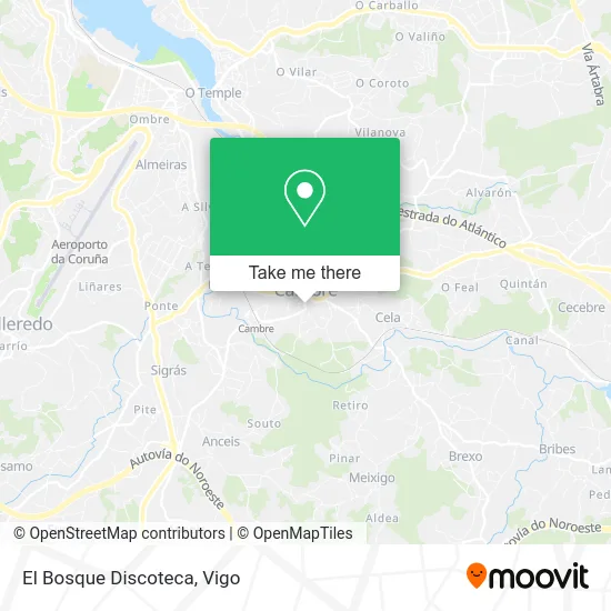 El Bosque Discoteca map