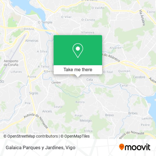 Galaica Parques y Jardines map
