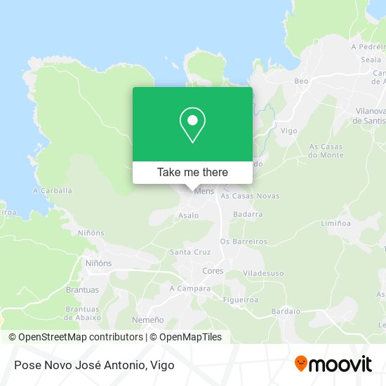 Pose Novo José Antonio map