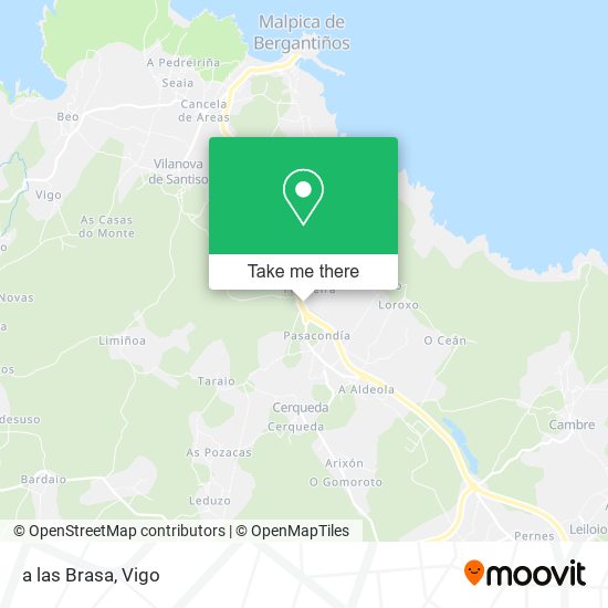 a las Brasa map