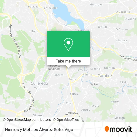 Hierros y Metales Álvarez Soto map