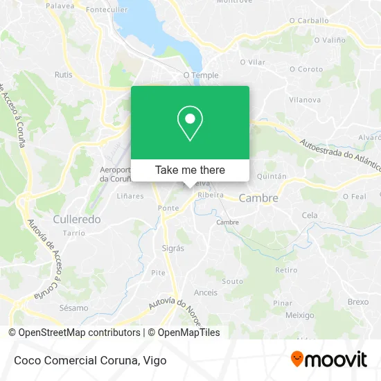 Coco Comercial Coruna map