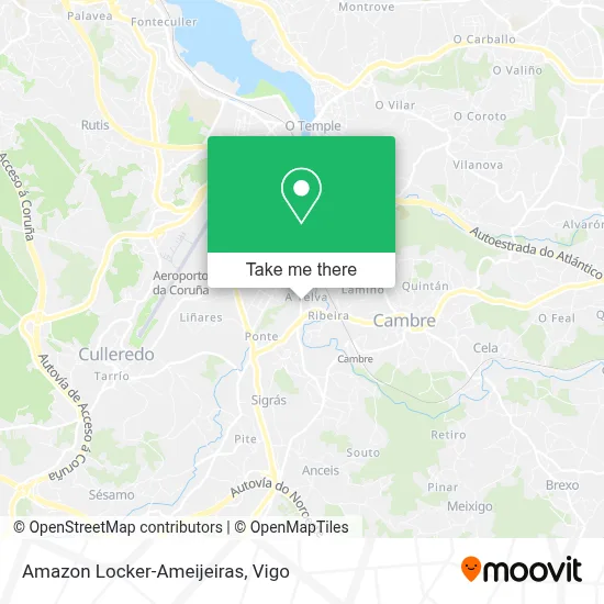 Amazon Locker-Ameijeiras map