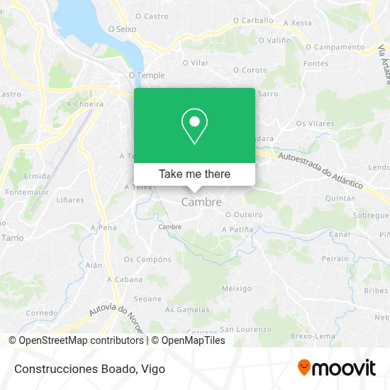 mapa Construcciones Boado