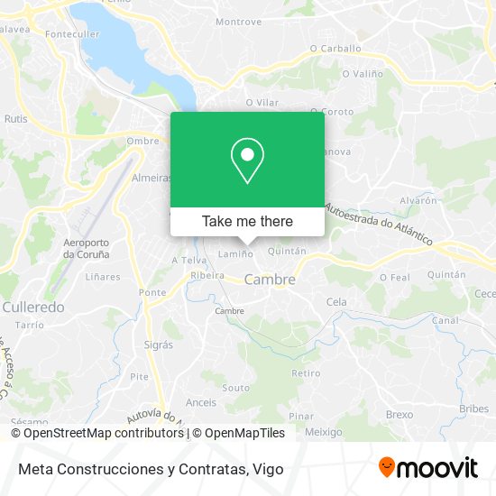 Meta Construcciones y Contratas map