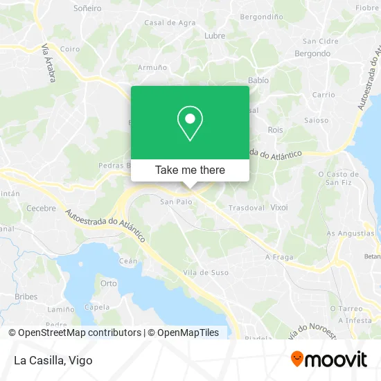 La Casilla map