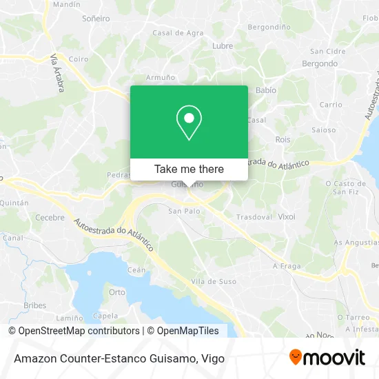 Amazon Counter-Estanco Guisamo map
