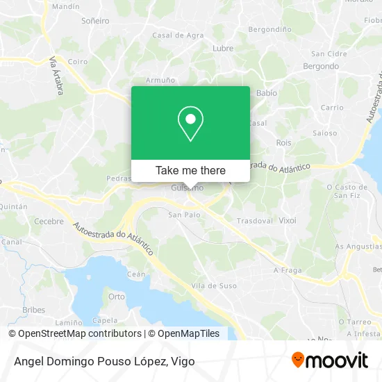 Angel Domingo Pouso López map