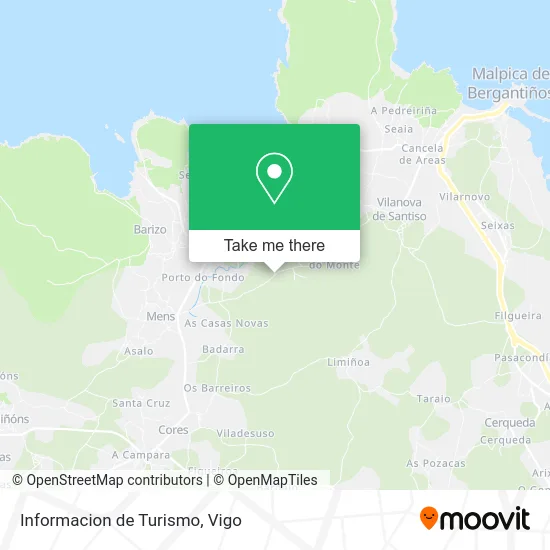 Informacion de Turismo map