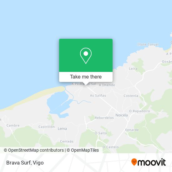 Brava Surf map