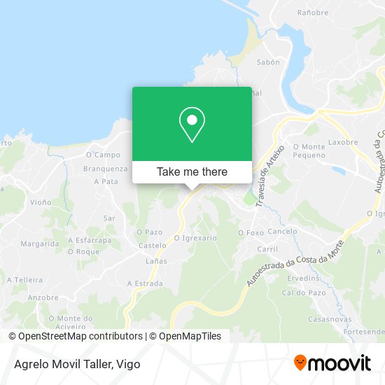 mapa Agrelo Movil Taller