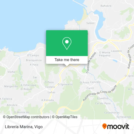 Librería Marina map