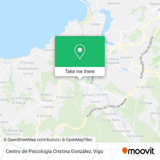 Centro de Psicología Cristina González map