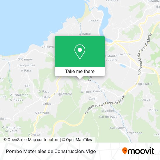Pombo Materiales de Construcción map
