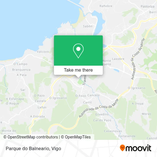Parque do Balneario map
