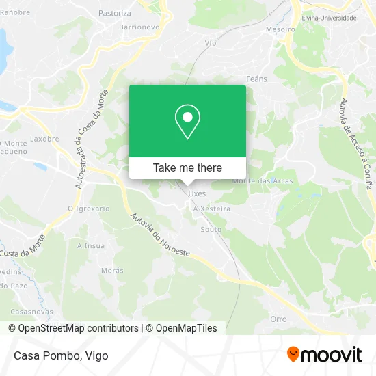 Casa Pombo map