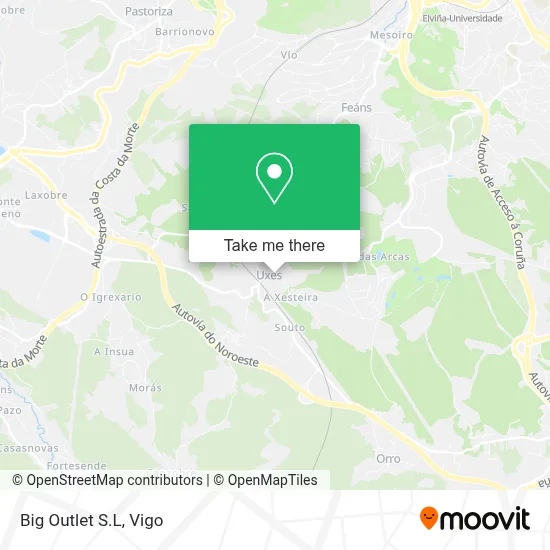 Big Outlet S.L map