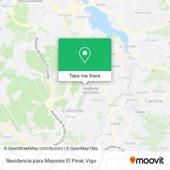 Residencia para Mayores El Pinar map