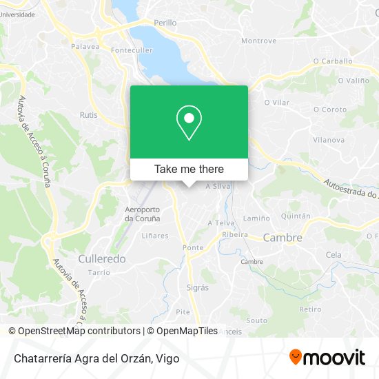 Chatarrería Agra del Orzán map