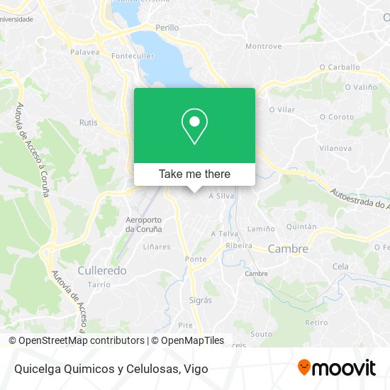 mapa Quicelga Quimicos y Celulosas