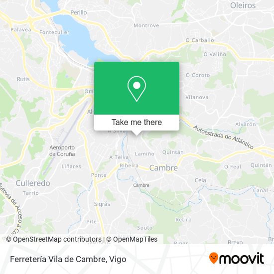 Ferretería Vila de Cambre map