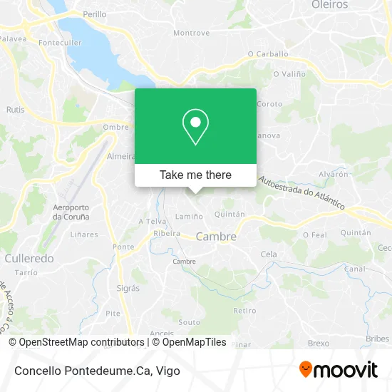 Concello Pontedeume.Ca map