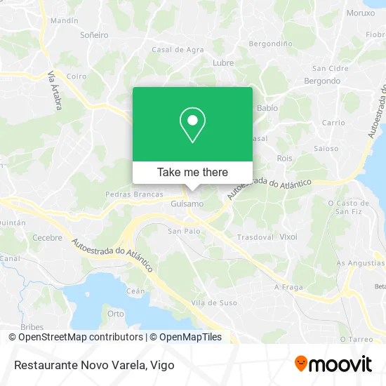 Restaurante Novo Varela map