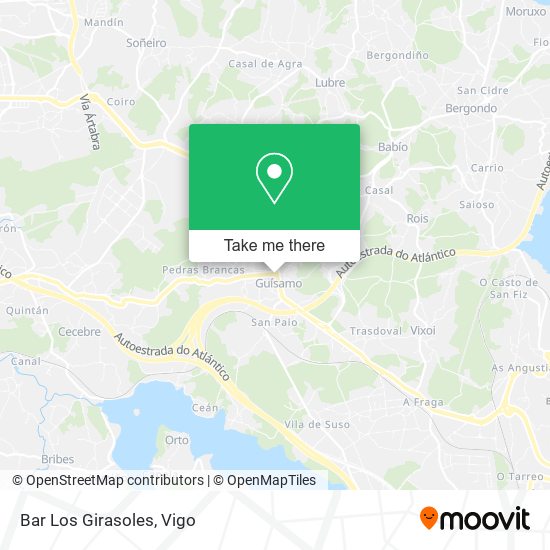 Bar Los Girasoles map