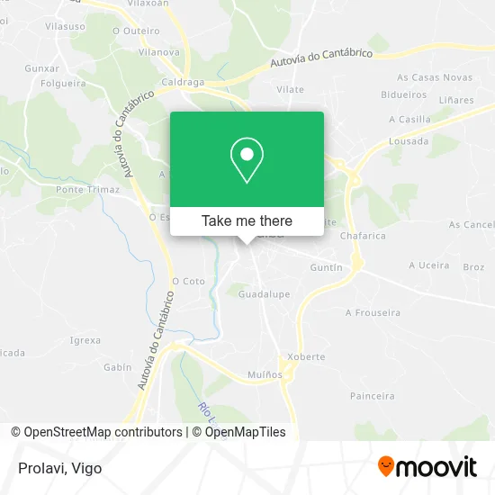 Prolavi map