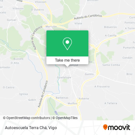 Autoescuela Terra Chá map