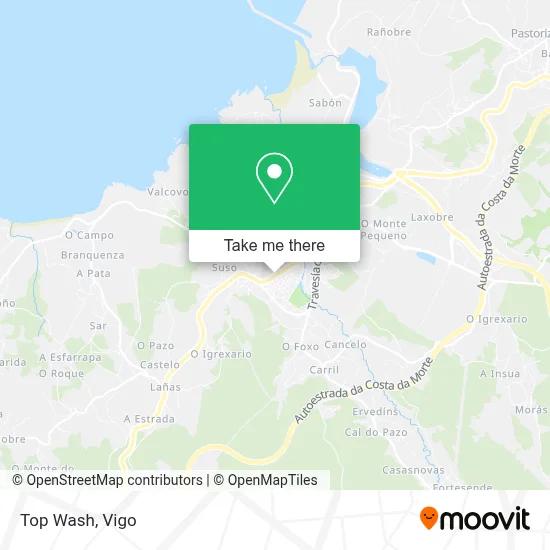 Top Wash map
