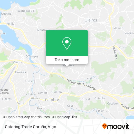 mapa Catering Trade Coruña