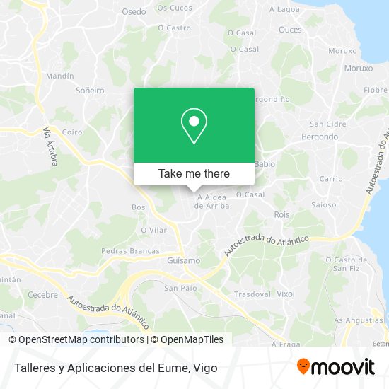 Talleres y Aplicaciones del Eume map