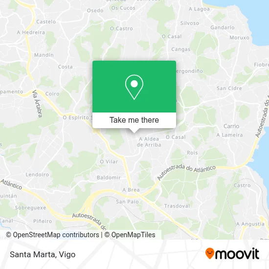 Santa Marta map