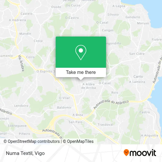 Numa Textil map