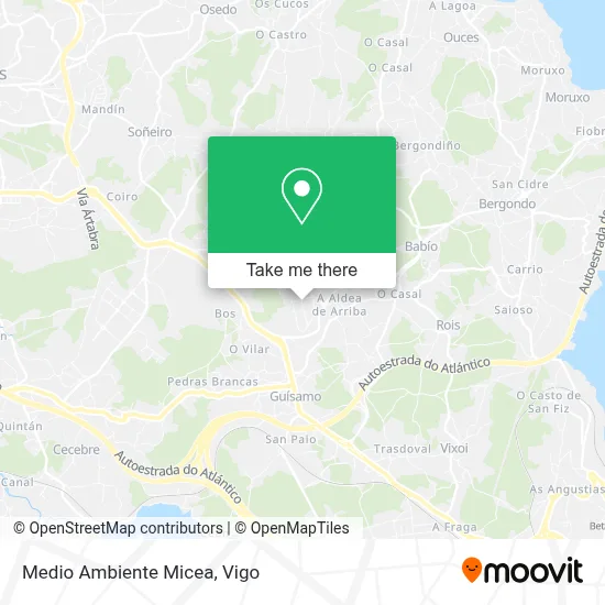 Medio Ambiente Micea map