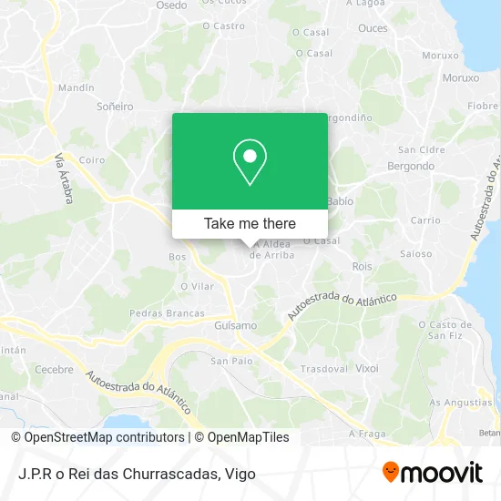 J.P.R o Rei das Churrascadas map