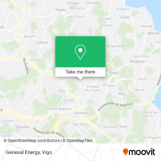 mapa Genesal Energy