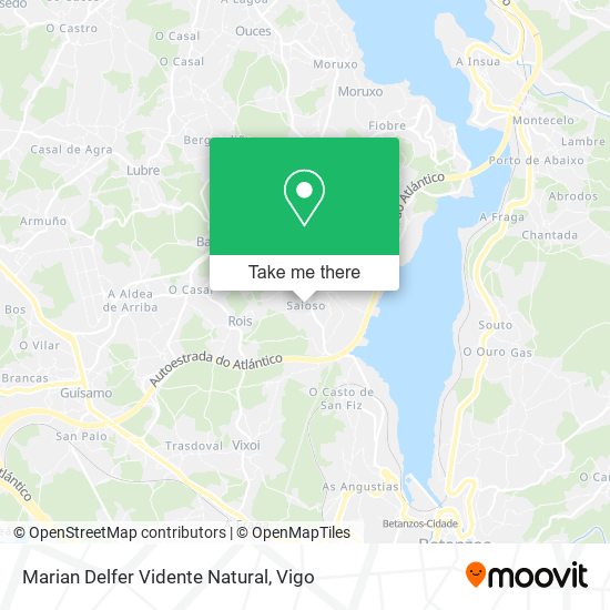 Marian Delfer Vidente Natural map