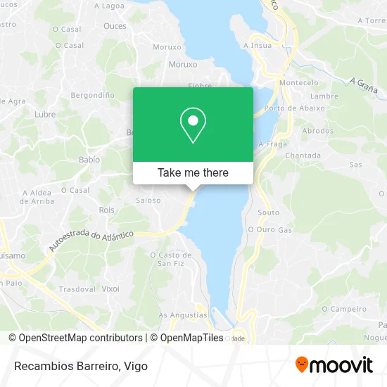 Recambios Barreiro map