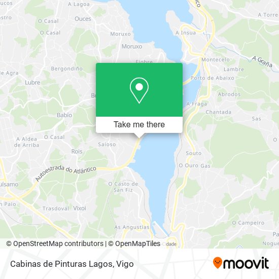Cabinas de Pinturas Lagos map